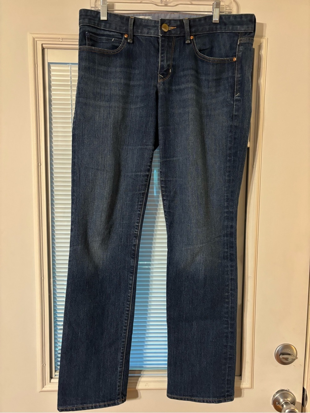 GAP Straight-Leg Jeans - Dark Blue Wash